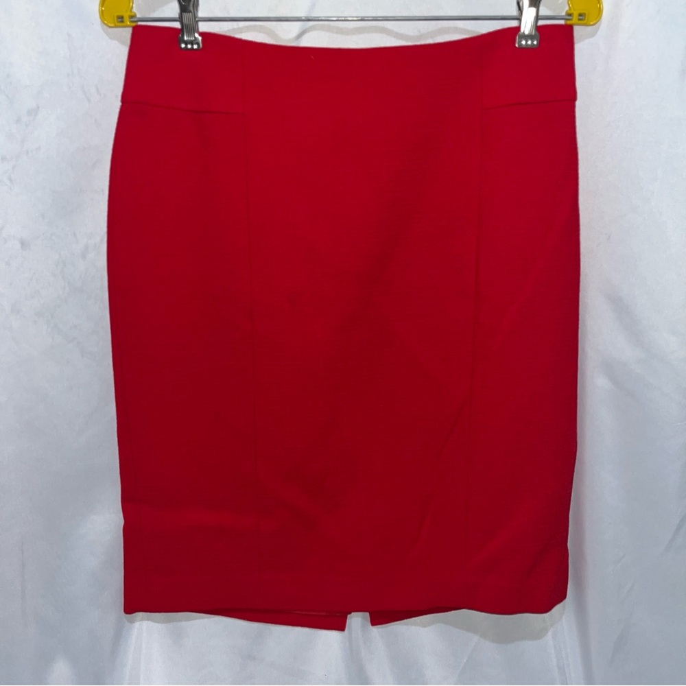 Ann Taylor Vibrant Scarlet Skirt Size 6